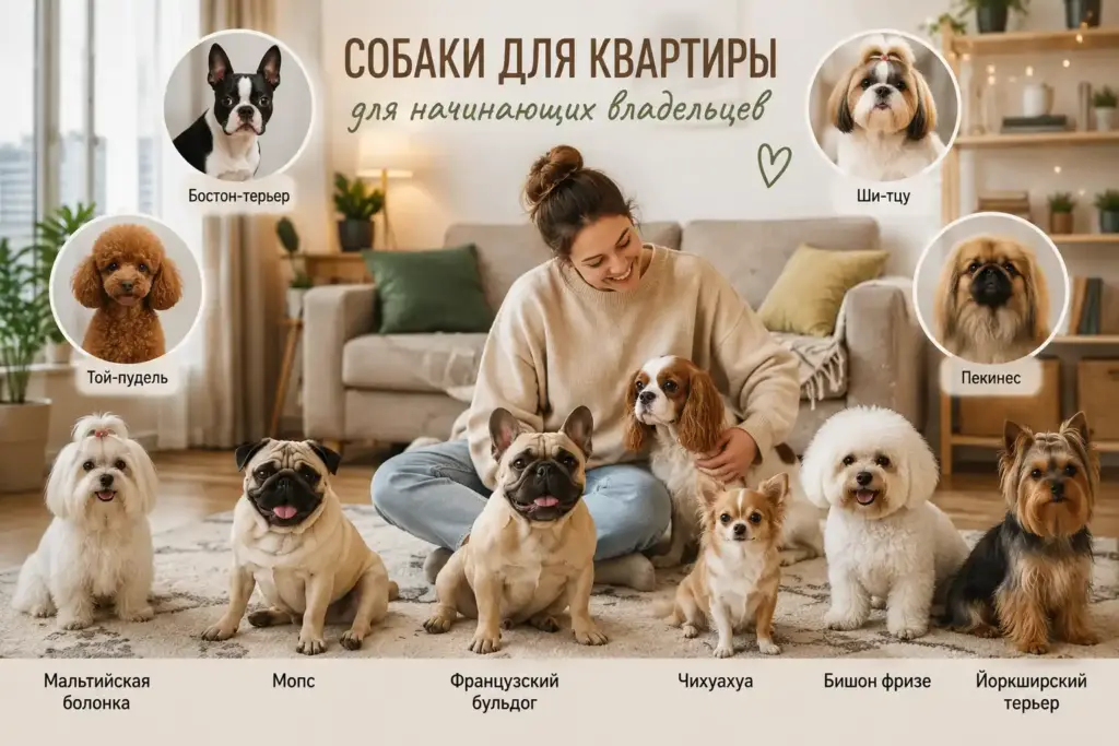 собака для новичка в квартиру лучшие породы для начинающих владельцев